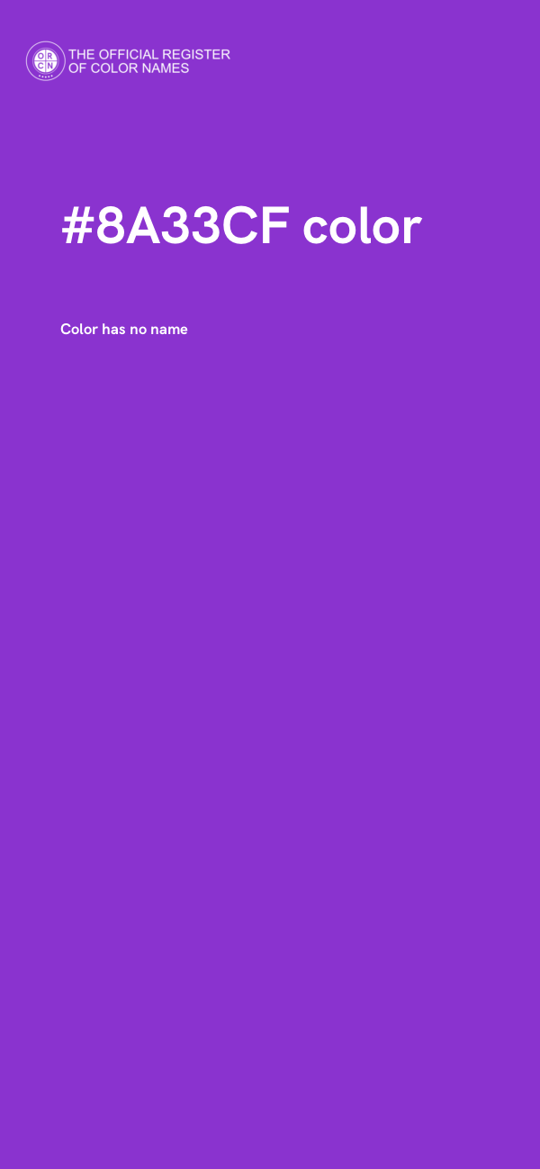 #8A33CF color image