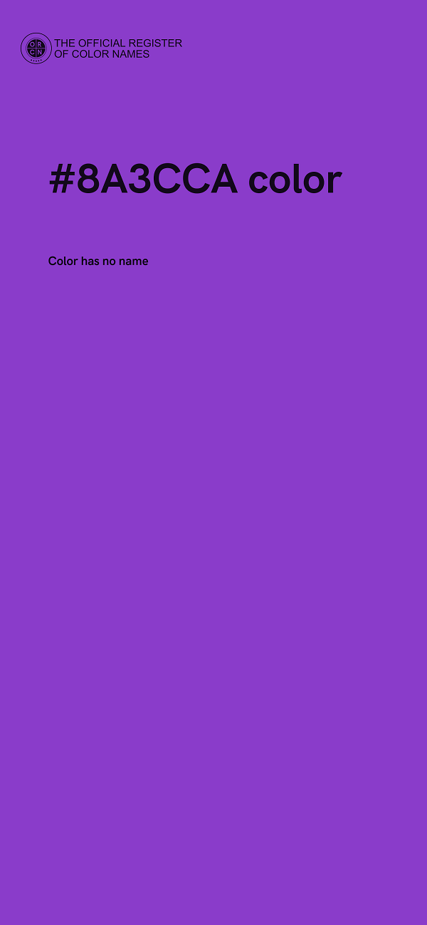 #8A3CCA color image