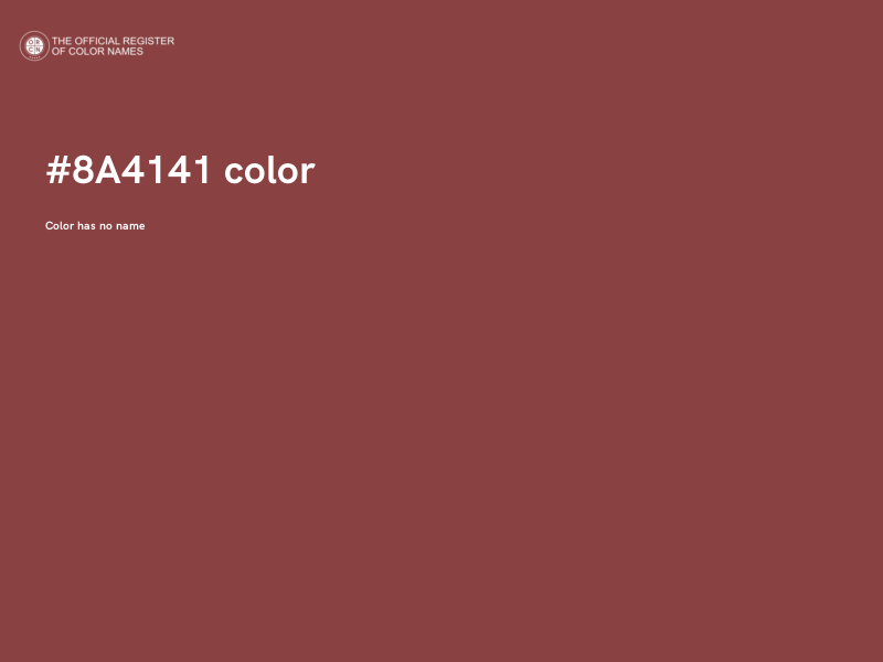 #8A4141 color image