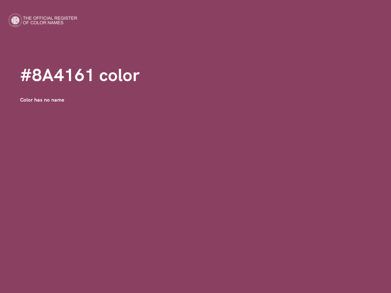#8A4161 color image