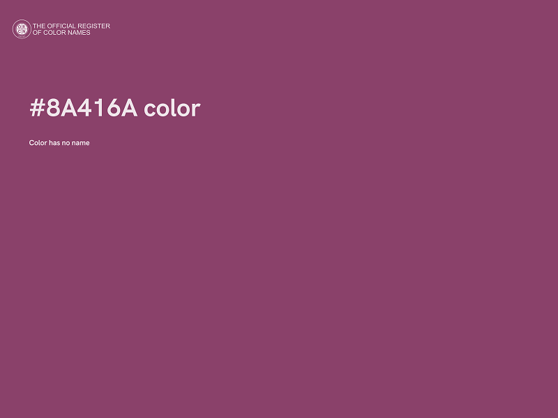 #8A416A color image