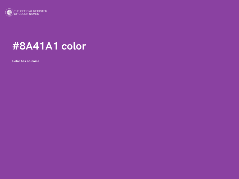 #8A41A1 color image