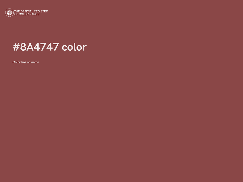#8A4747 color image