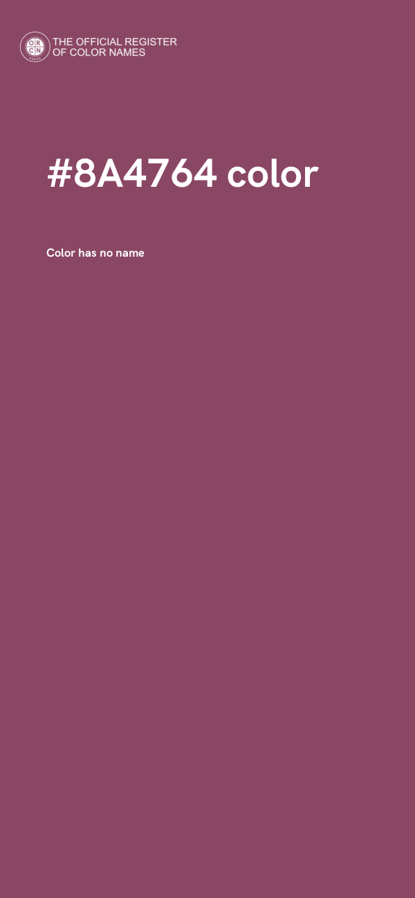 #8A4764 color image