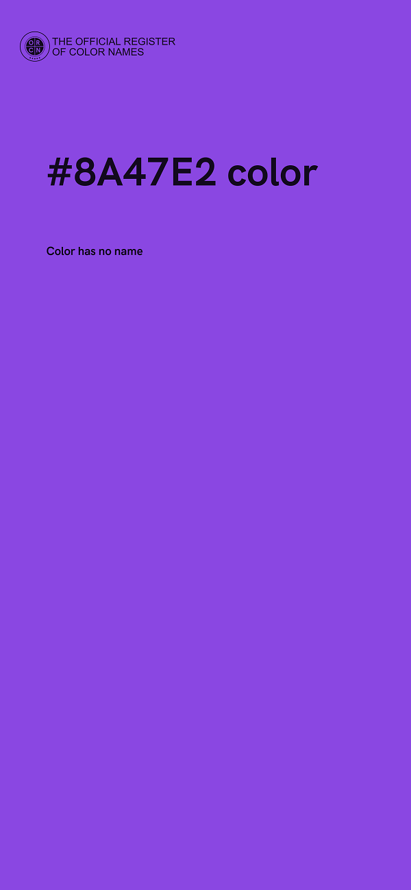 #8A47E2 color image