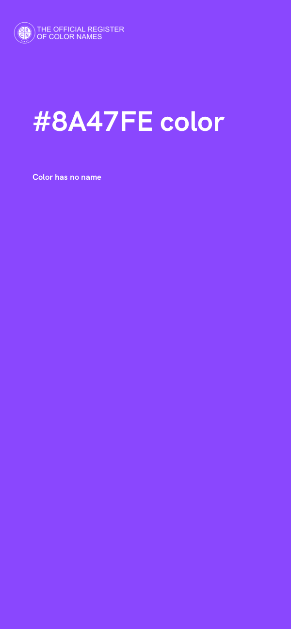 #8A47FE color image