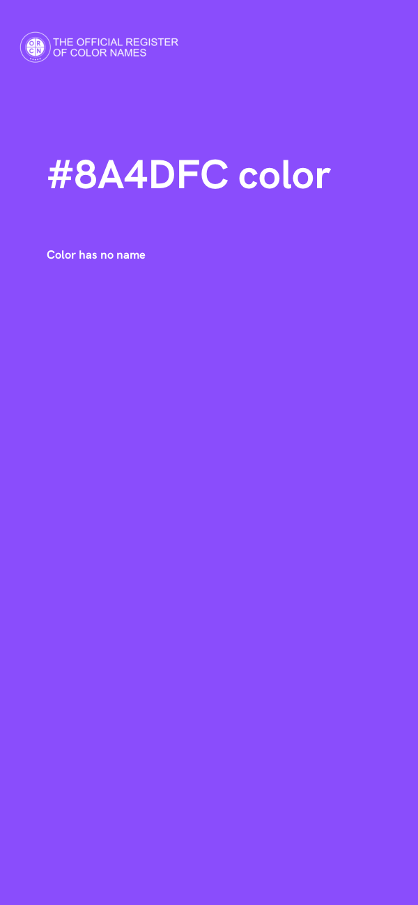 #8A4DFC color image