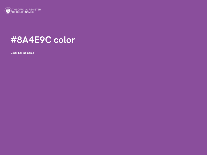 #8A4E9C color image