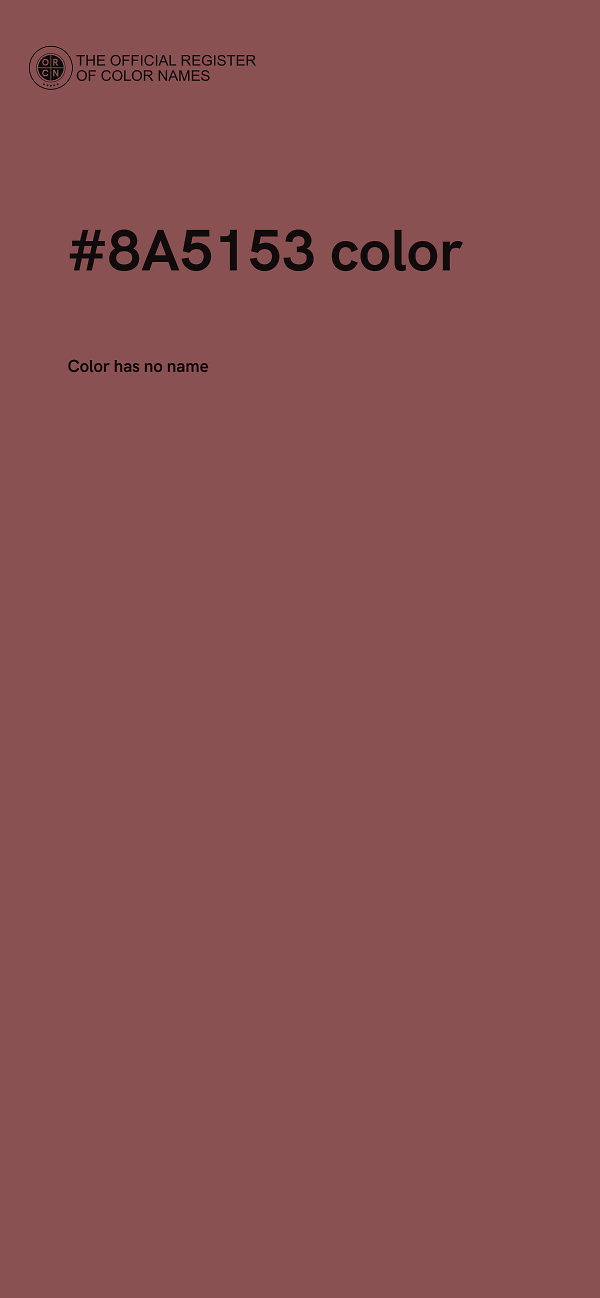 #8A5153 color image