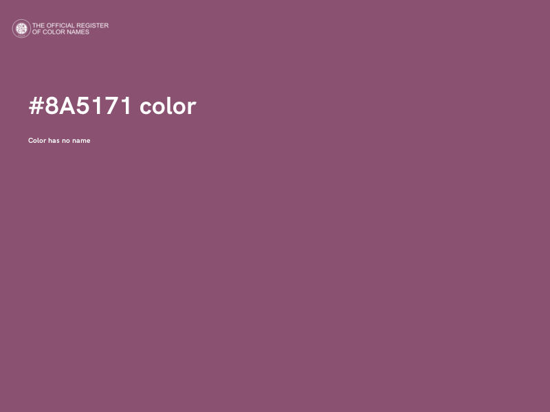 #8A5171 color image
