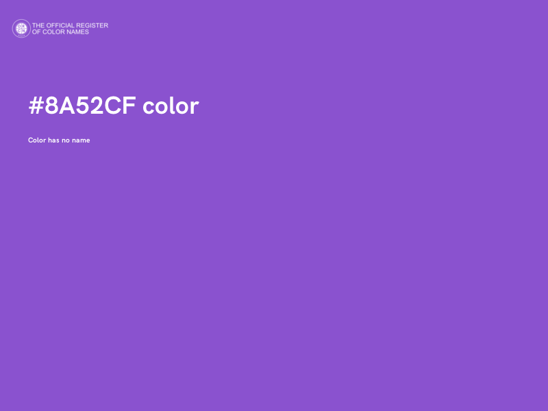 #8A52CF color image
