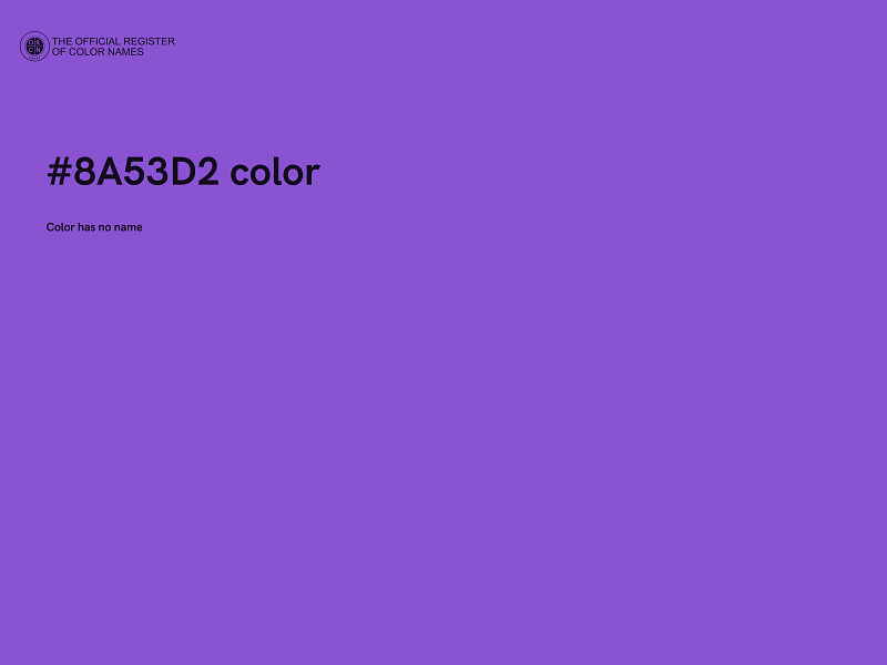 #8A53D2 color image