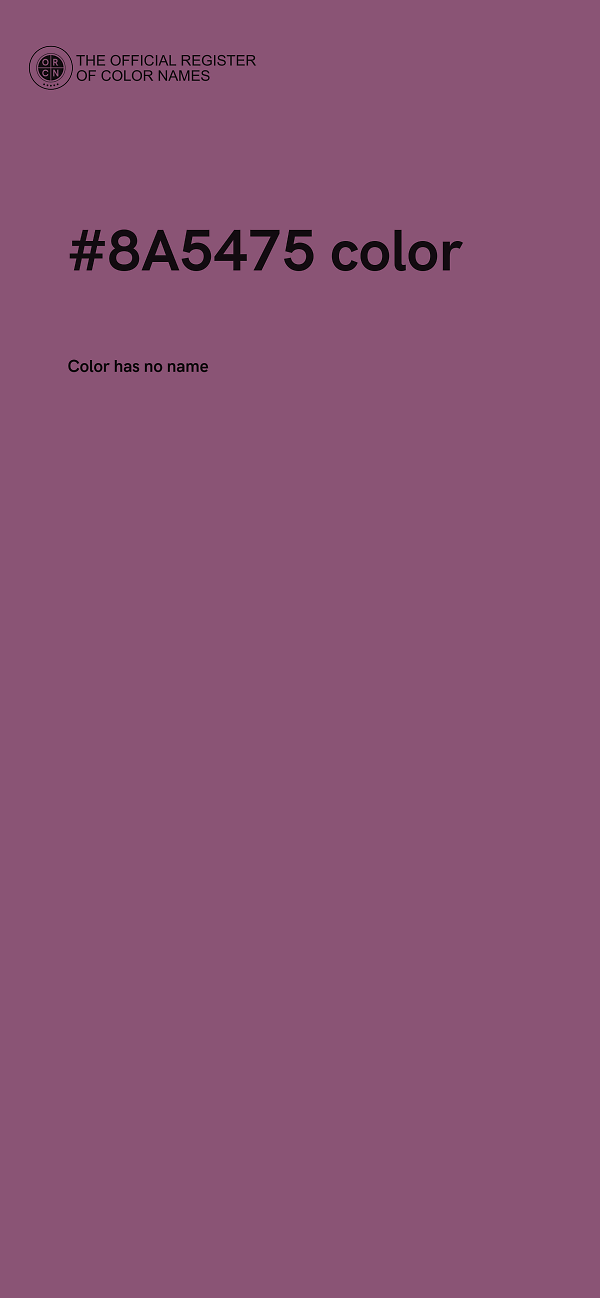 #8A5475 color image