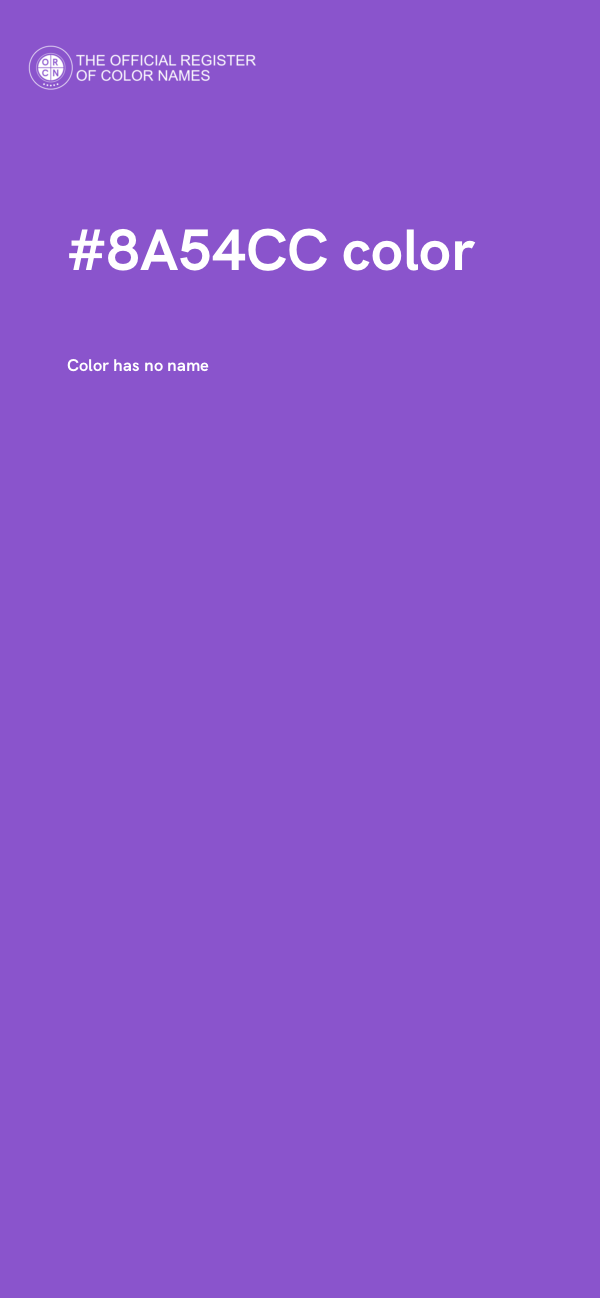 #8A54CC color image