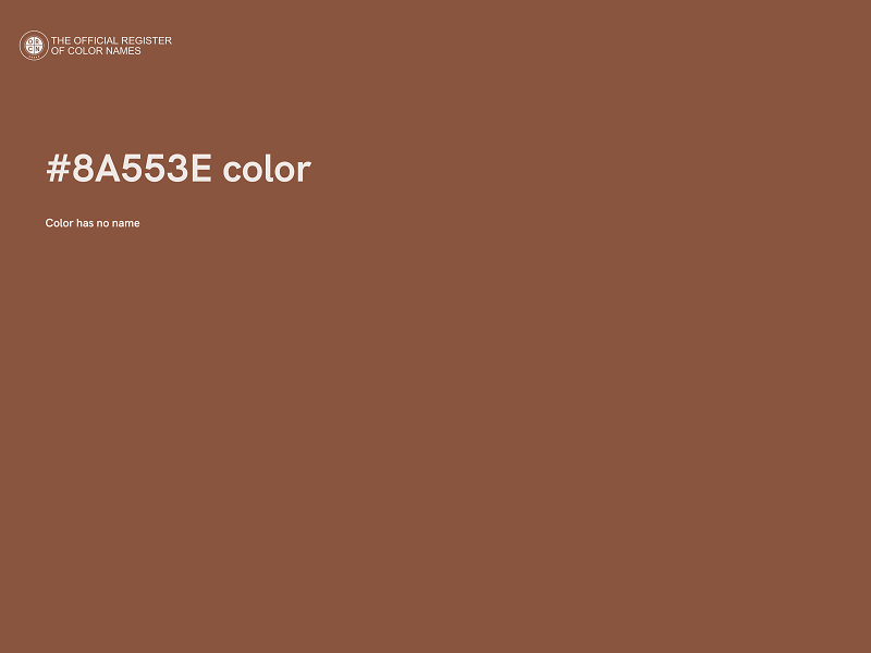 #8A553E color image