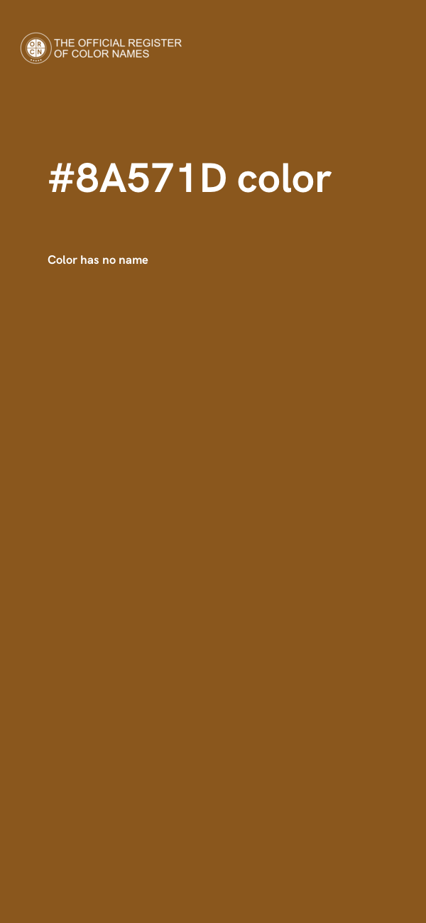 #8A571D color image