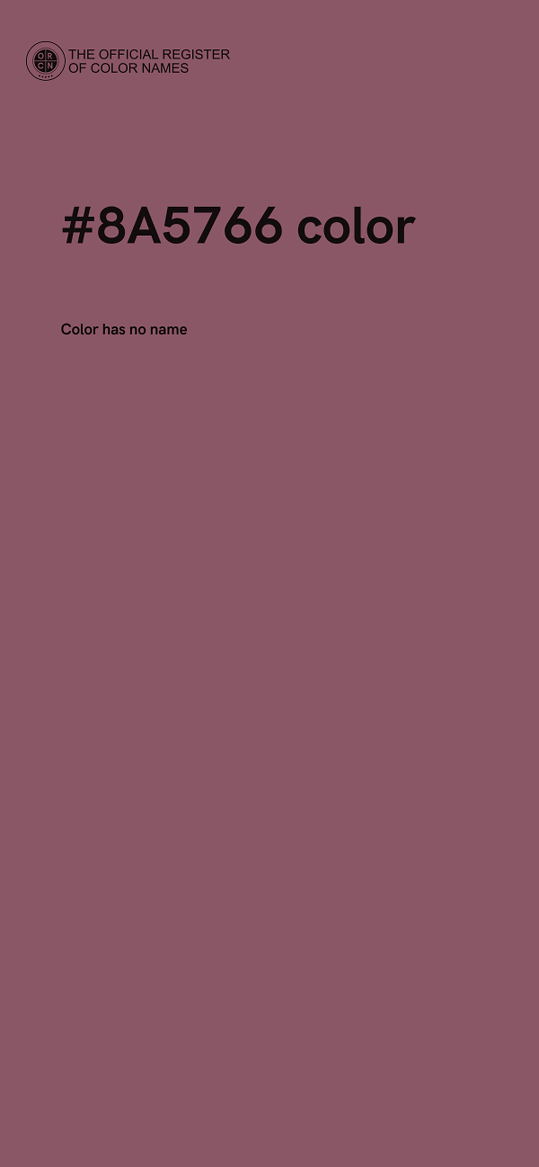 #8A5766 color image
