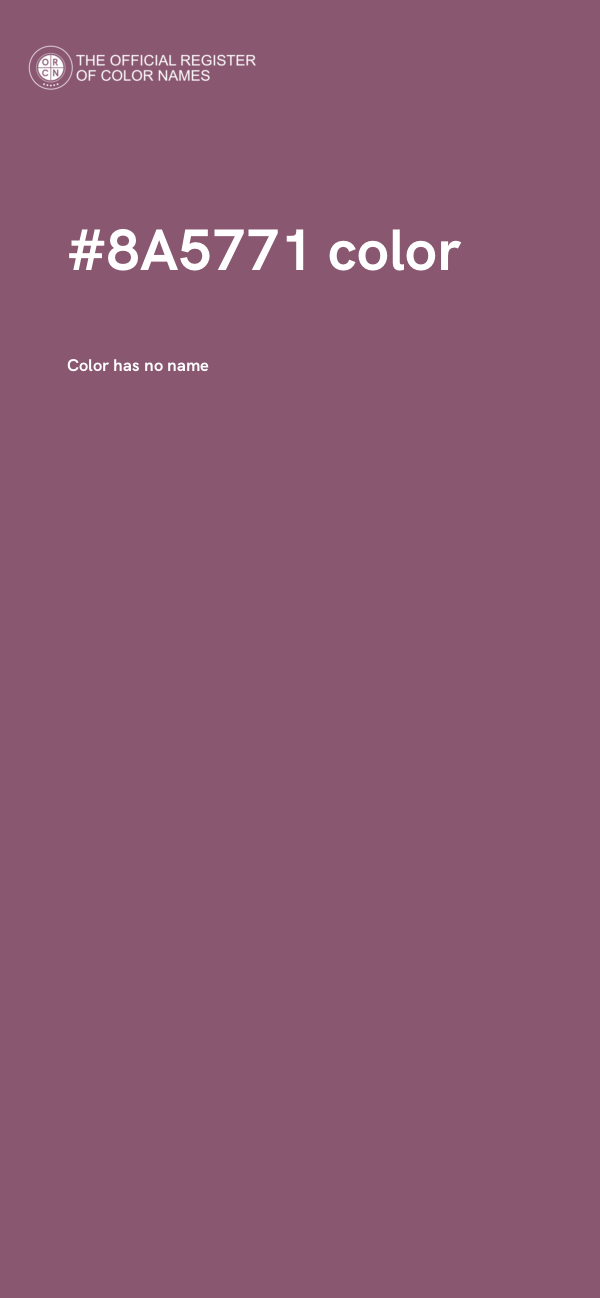 #8A5771 color image