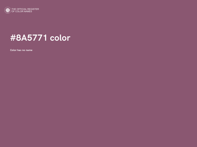 #8A5771 color image