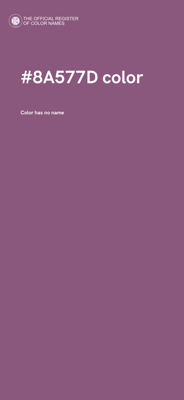 #8A577D color image