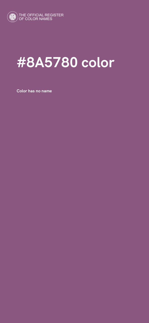 #8A5780 color image