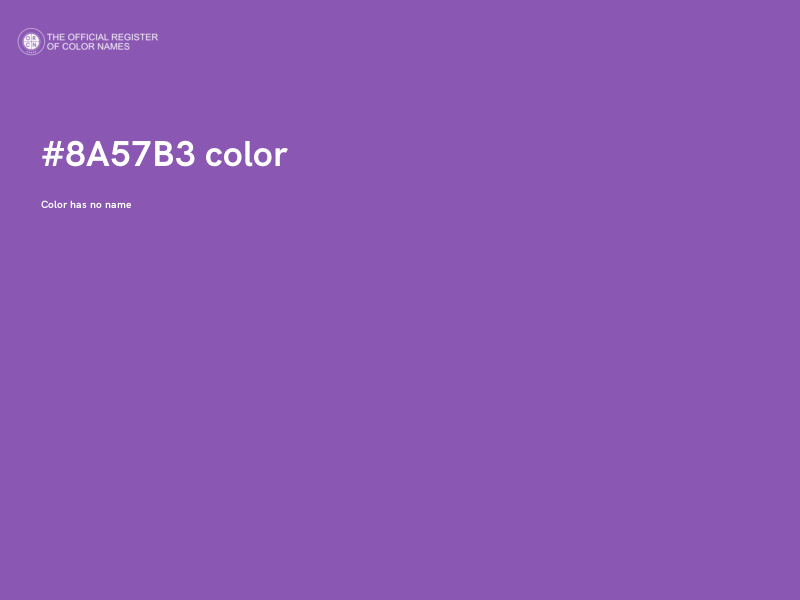 #8A57B3 color image