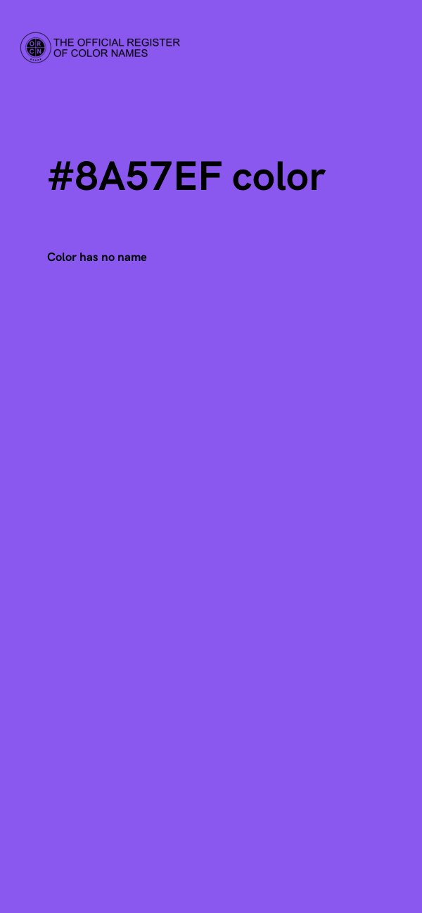 #8A57EF color image