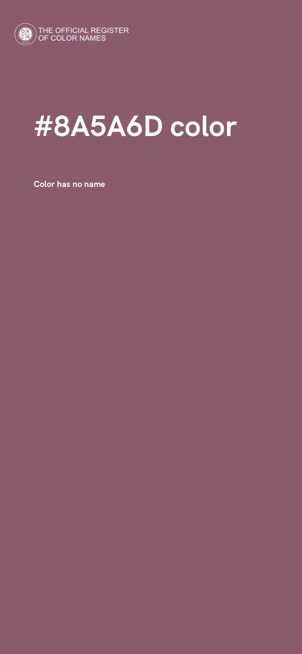 #8A5A6D color image