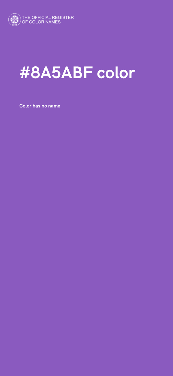 #8A5ABF color image
