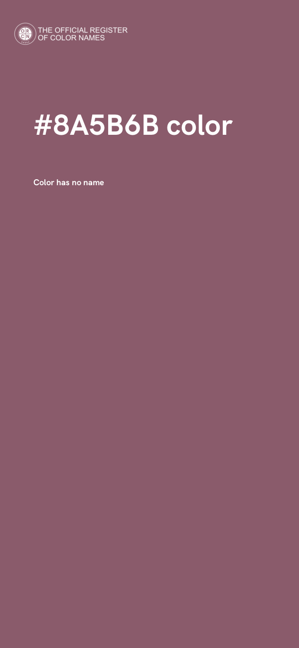 #8A5B6B color image