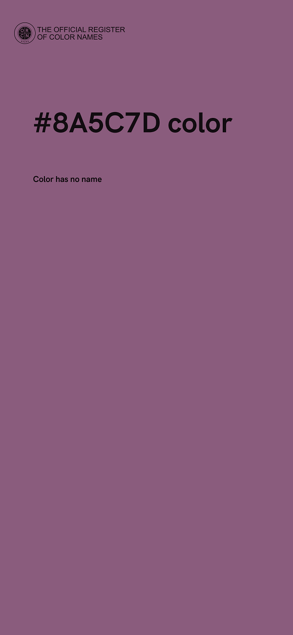 #8A5C7D color image