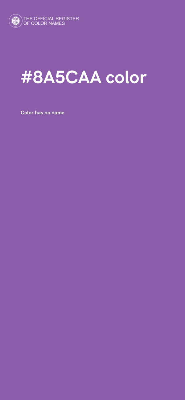 #8A5CAA color image