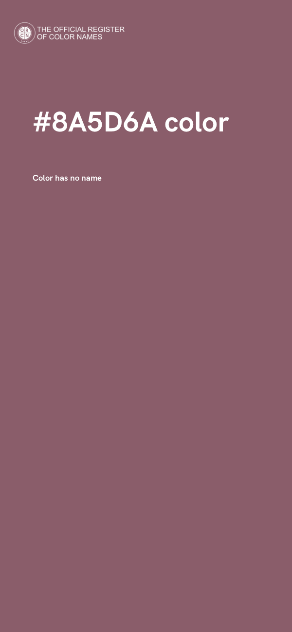 #8A5D6A color image
