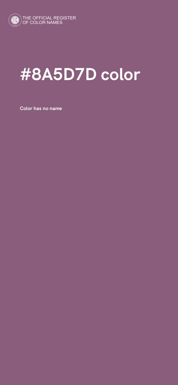 #8A5D7D color image