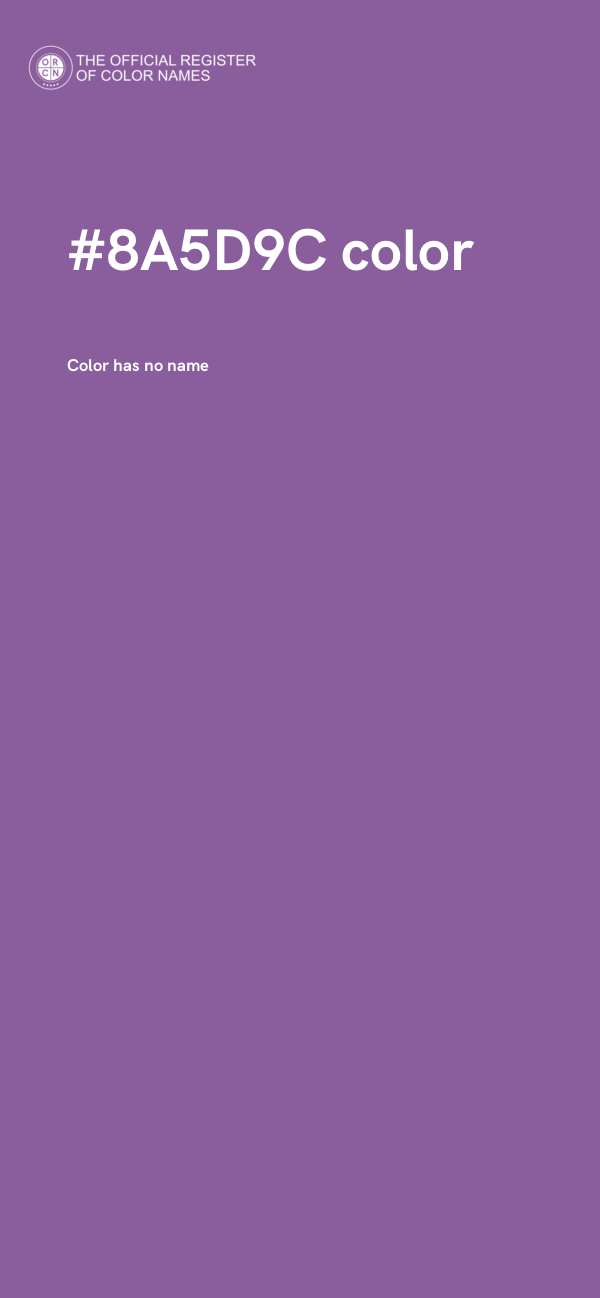 #8A5D9C color image