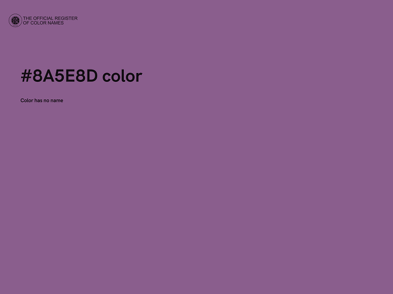 #8A5E8D color image
