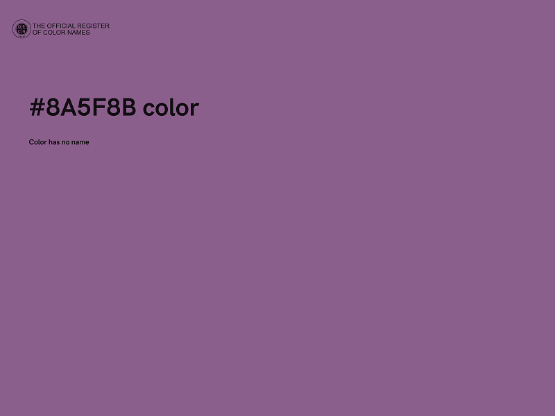 #8A5F8B color image