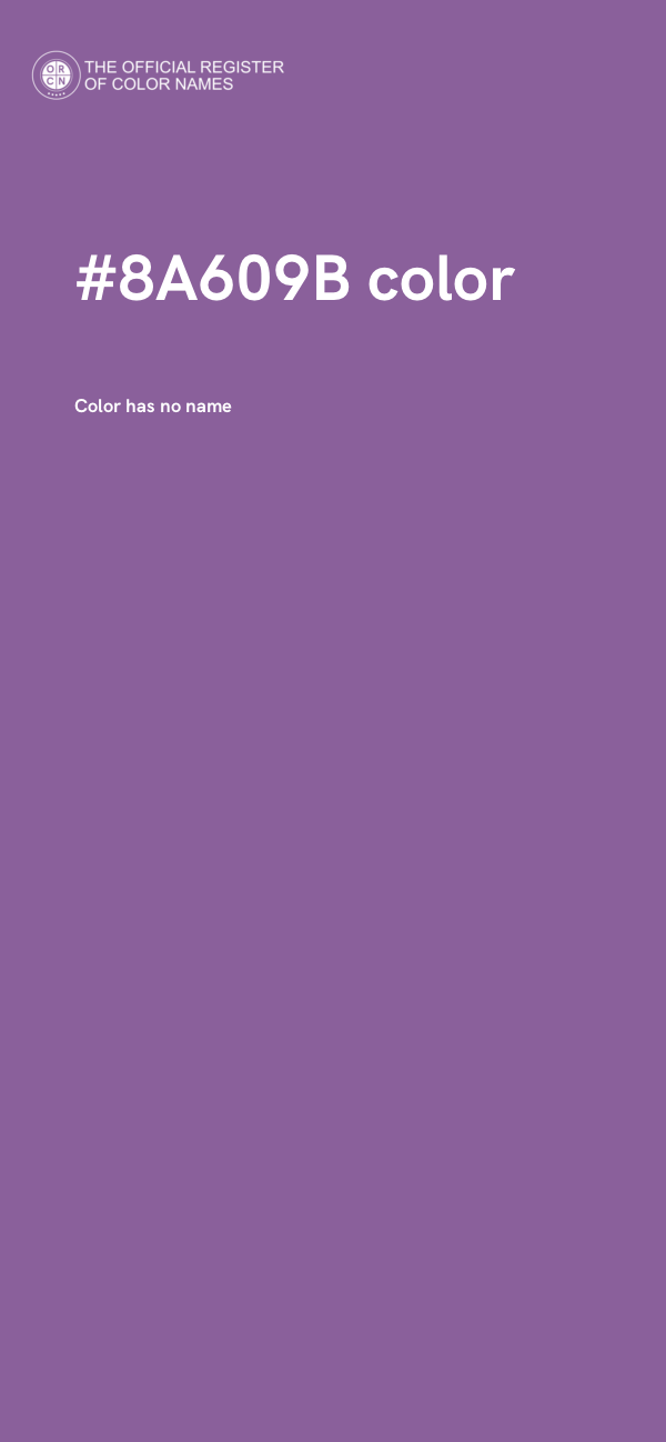 #8A609B color image