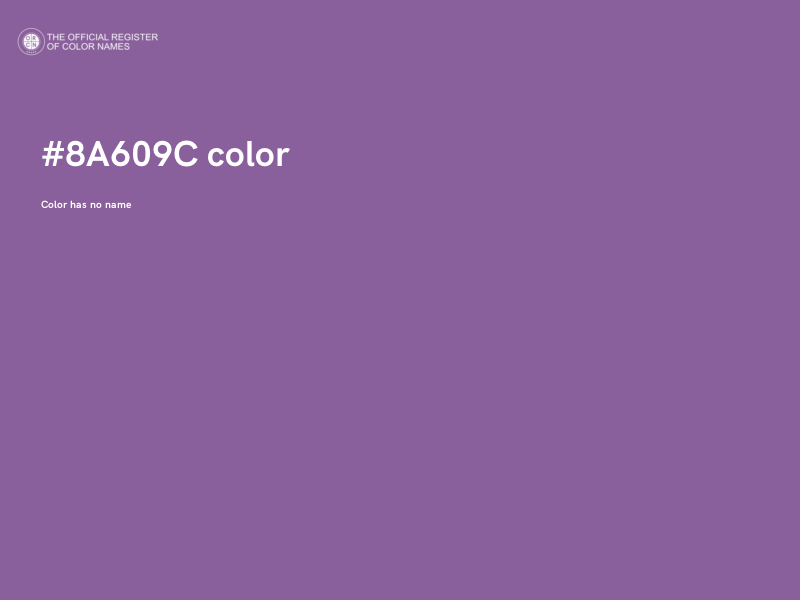 #8A609C color image