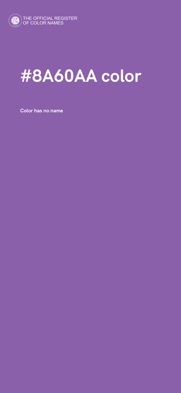 #8A60AA color image