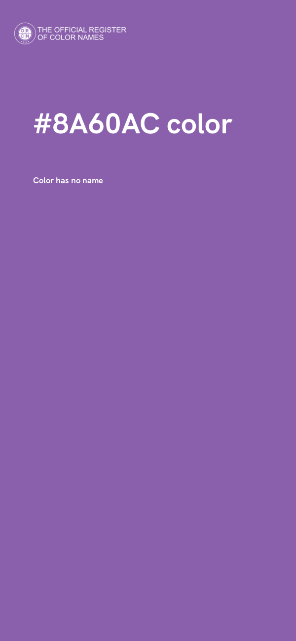 #8A60AC color image