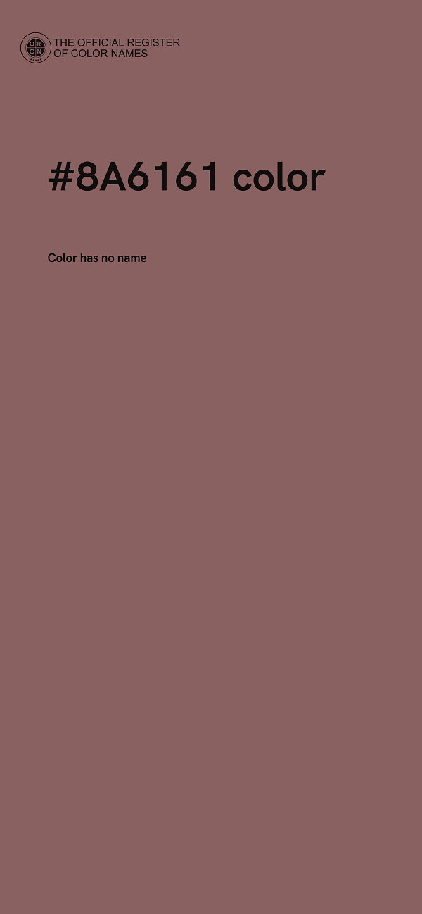 #8A6161 color image