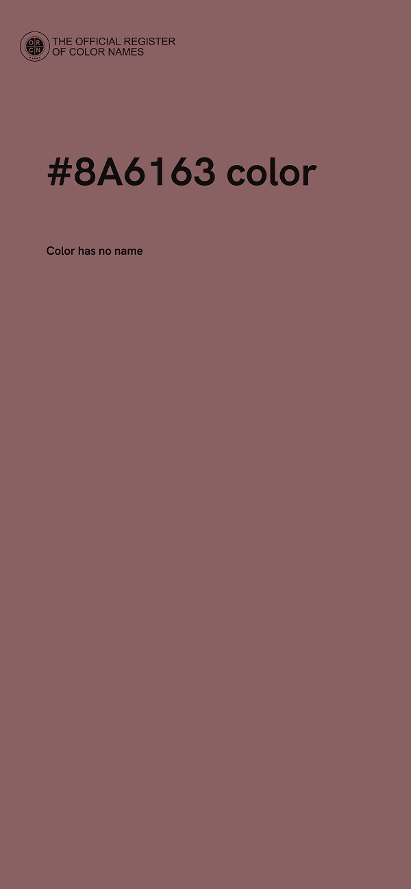 #8A6163 color image