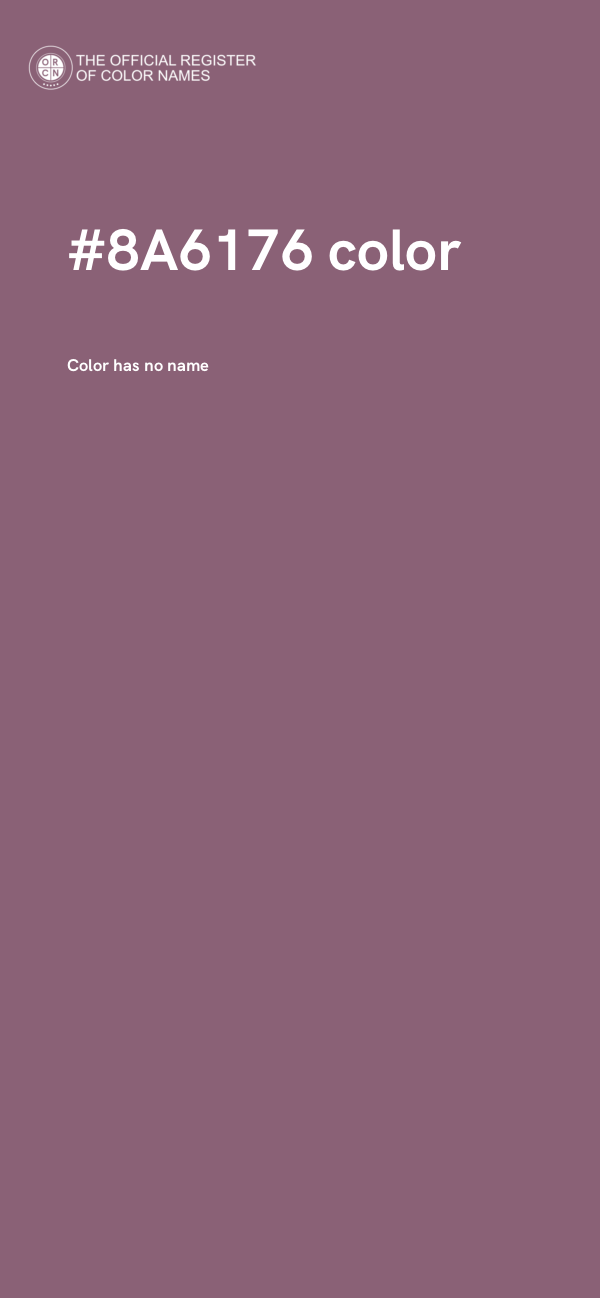 #8A6176 color image
