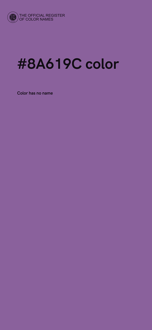 #8A619C color image