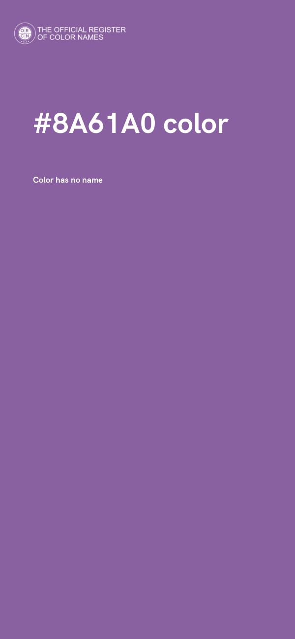 #8A61A0 color image