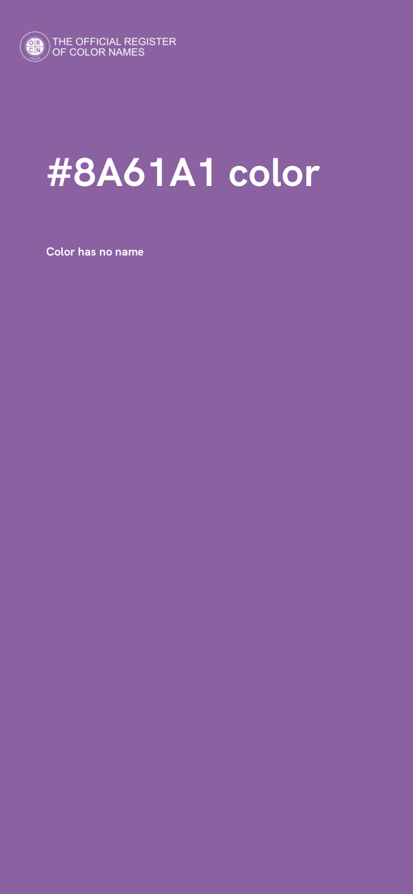 #8A61A1 color image