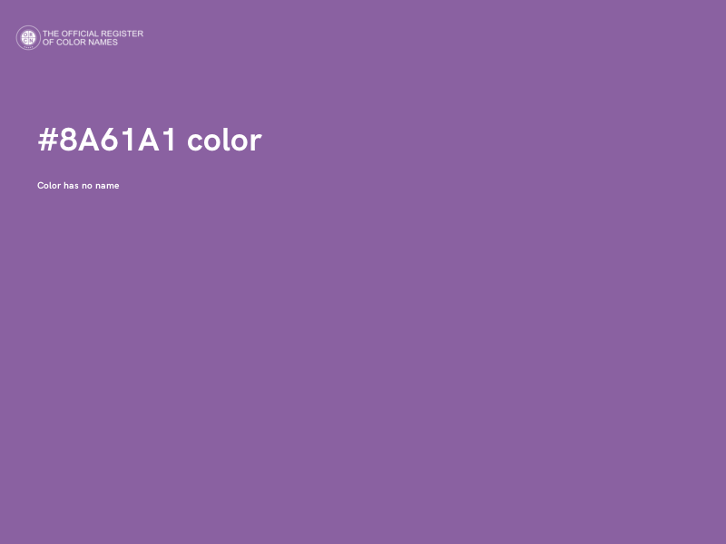 #8A61A1 color image
