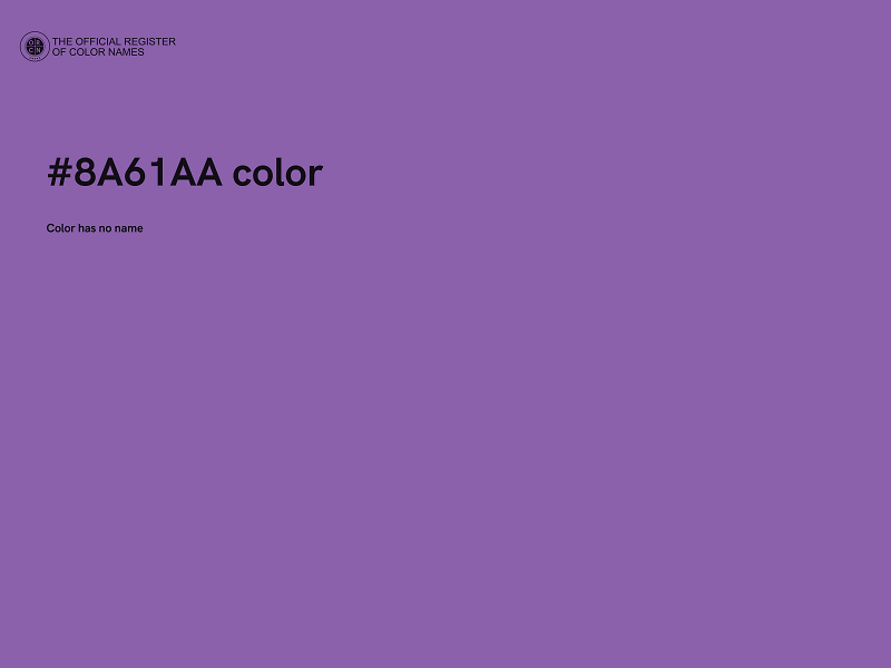 #8A61AA color image