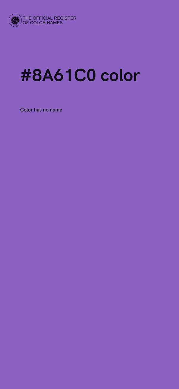 #8A61C0 color image